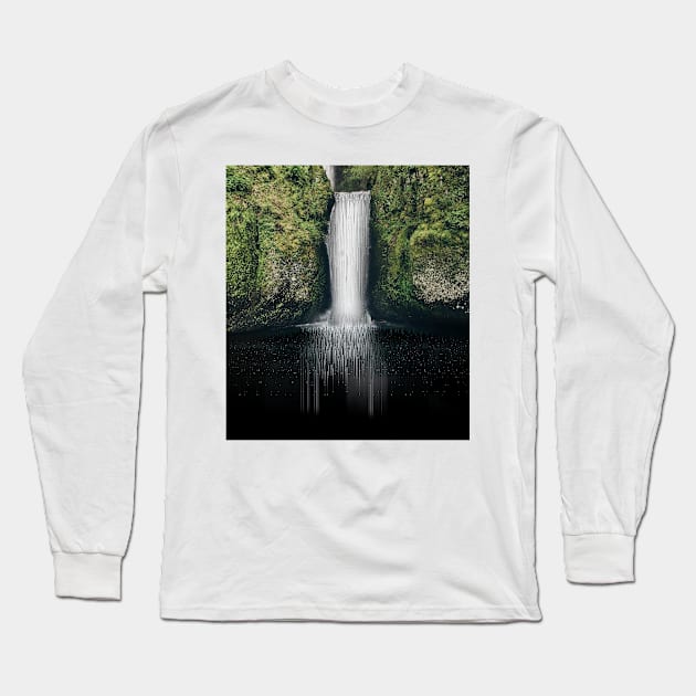 Waterfall Long Sleeve T-Shirt by s.elaaboudi@gmail.com